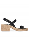 Calvin Klein Sandaalid Block Heel Espa 50 Slingb Lth HW0HW02903 Must