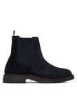 Tommy Hilfiger Poolsaapad Corporate Casual Suede Chelsea FM0FM05952 Tumesinine