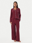 Polo Ralph Lauren Pidžaama 4P0229 Bordoopunane Relaxed Fit