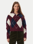 Tommy Jeans Kampsun Fluffy DW0DW23351 Lilla Regular Fit
