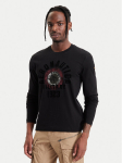 Aeronautica Militare Pikkade varrukatega T-s&auml;rk 262TS2570UJ00641 Must Regular Fit