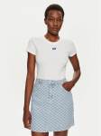 Hugo T-s&auml;rk Easy 50523924 Valge Slim Fit