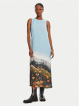 Desigual Igap&auml;evane kleit Plisado Paisaje 25WWVW07 Sinine Regular Fit