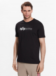 Alpha Industries T-s&auml;rkide komplekt Alpha Label 118534 Must Regular Fit