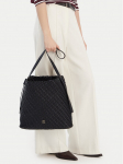 Tommy Hilfiger K&auml;ekott Th Braided Maxi Hobo AW0AW18161 Must