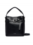 Calvin Klein K&auml;ekott Buckle Mini Bucket Crossbody LV04F3550G Must