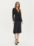 PINKO Kootud kleit 104455 A29B Must Regular Fit