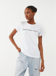 Calvin Klein Jeans T-s&auml;rk J20J220253 Valge Slim Fit