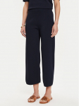 Max Mara Leisure Riidest p&uuml;ksid Grembo 24263360 Tumesinine Relaxed Fit