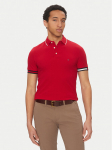 Tommy Hilfiger Polo s&auml;rk Flag Cuff MW0MW38458 Punane Slim Fit S