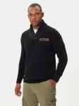 Aeronautica Militare Kampsun 252MA1574UL00539 Must Regular Fit