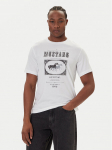 Mustang T-s&auml;rk Akron 1016864 Valge Relaxed Fit S