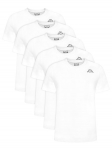 Kappa T-s&auml;rkide komplekt Logo Myrto 322563W Valge Regular Fit