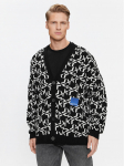KARL LAGERFELD Kardigan Klj Monogram Jacquard Cardigan 236D2050 Must Regular Fit