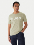 HUGO T-s&auml;rk Dulivio 50467556 Roheline Regular Fit