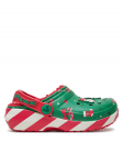 Crocs Pl&auml;tud Classic Mickey Xmass Lined Clog K 210814 Roheline 28_29