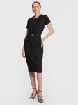 Liu Jo Sport Kootud kleit TA3032 JS178 Must Regular Fit