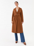 TWINSET Villane mantel 232TP2013 Pruun Regular Fit