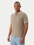 JOOP! Jeans Polo s&auml;rk Ambrosian 30045619 Beež Modern Fit XXL