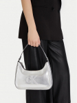 Calvin Klein K&auml;ekott Bold Ck Metallic Shoulder Bag LV04F3332G H&otilde;bedane