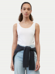 Marc O'Polo Top B01 2001 50001 Valge Regular Fit