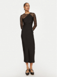 ROTATE Kokteilikleit Isadora 112910100 Must Slim Fit