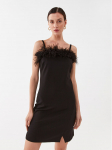 TWINSET Kokteilikleit 232TP2490 Must Slim Fit