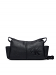 Calvin Klein K&auml;ekott Pockets Monologo Crossbody LV04F3687G Must