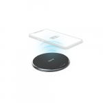Hama QI-FC10 nutitelefon Must USB traadita laadimine Kiirlaadimine Siseruumides