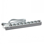 SCHNEIDER ELECTRIC ACTASSI 1U PDU VOOLUJAOTUSRAIL - 9 SCHUKO PISTIKULUS 19P VDE
