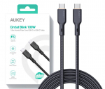 AUKEY CB-KCC102 nailonist kaabel USB C - USB C 1,8m