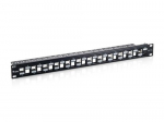 Equip 19" 24xKeystone 1U FTP LSA/110 RAL9005