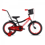 Tabou Lasteratas Rocket Alu, 14" must-punane
