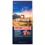 Sausa toit suurematele koertele Ontario Adult Large, Veis ja pruun riis, 12 kg