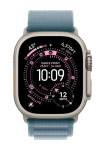 APPLE Watch Ultra 3 (2025) naturaalne titaan 49mm 4G helesinise Alpine Loop'i suurus M
