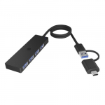 IcyBox ICY BOX IB-HUB1424-C3 4-pordiline USB TP-A