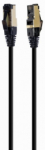 Gembird Kabel S/FTP, kategooria 8, LSZH, must, 2 meetrit