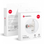 FORCELL F-DATA pendrive Metal Duo 128GB USB3.2 Gen 1 (USB A / C-tp) hbe