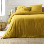 Douceur d`Interieur Bed Linen Set Angelia Gold 240x220cm, 63x63cm