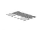 HP TOPCVR FF NSV W KB BL SWISS