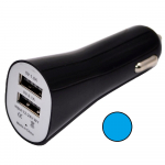 HQ NBS-885A Auto charger with two USB ports 3.1A Blue