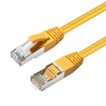 MicroConnect S/FTP CAT6 1m Yellow LSZH PiMF (Pairs in metal foil)