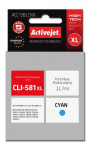 ActiveJet ACC-581CNX tint (asendaja Canon CLI-581C XL; Supreme; 11,70 ml; tsaan)