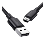 UGREEN US132 USB 2.0 kaabel USB A kuni Mini-USB A 0,5 m / must