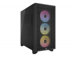 CORSAIR 3000D RGB Karastatud Klaas Must CC-9011255-WW