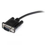 StarTech.com 3m musta suunatud DB9 RS232 seeria kabel - M/F