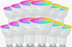 Nanoleaf Essentials Matter Wi-Fi GU10 nutikate LED-lambi komplekt, 12 kpl (N7502B02-12GU10)