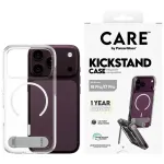 PanzerGlass Kickstandi CARE-disainiga lemineks / iPhone 18 Pro / 17 Pro jaoks, musta MagSafe-ga, lbipaistev