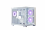 COOLER MASTER Elite 481 Wood micro-ATX kotelo, valge (E481-WHNN-S00)