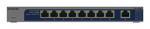 NETGEAR GS108MX-100EUS vrgussteem, mteta v2, L2 Gigabit Ethernet (10/100/1000) Desktop/Wall-Mounting